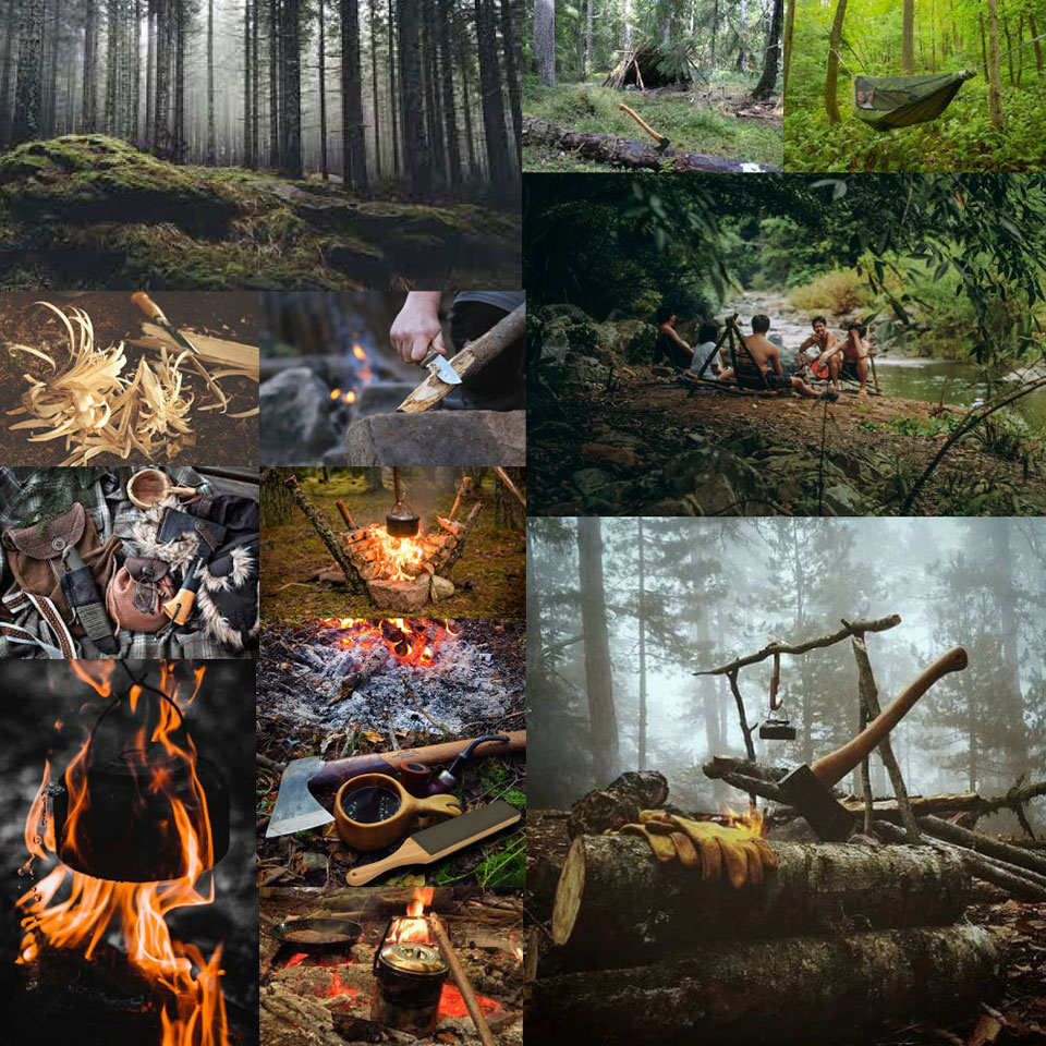 ブッシュクラフト マイキャンプ